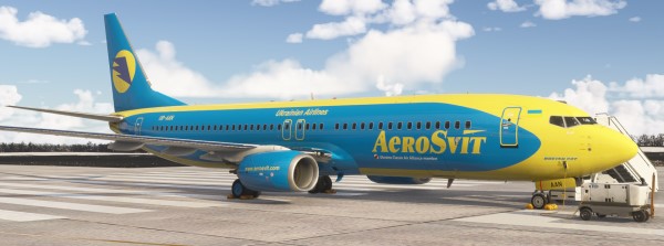 AeroSvit vs Ukraine Classic Air Alliance PMDG 737-800 UR-AAN (pax)